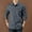 Gray, variant on Tawop Shirts for Men Corduroy Work Casual Long Sleeve Shirts Pocket Young Man Button-Up Shirts ,Size L