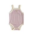 thumbnail image 2 of LYMAYTER 3M-24M ‌‌Infant Girls Baby Spaghetti Strap Sleeveless Cotton Bodysuit One-Piece Summer Set‌, 2 of 8