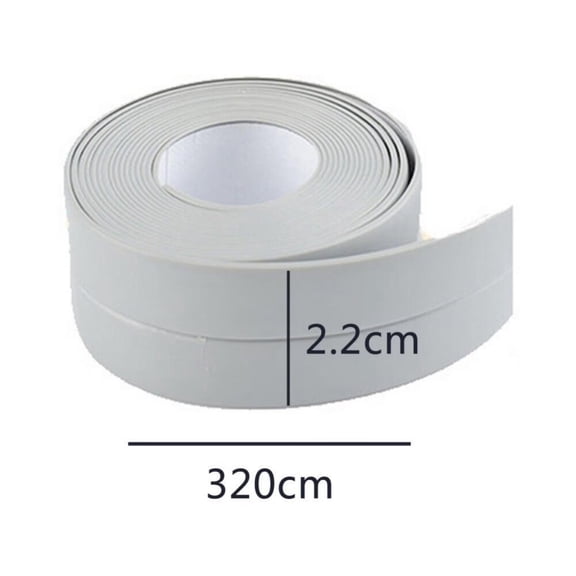 [CLEARANCE sales]Anti-mold Waterproof Tape Kitchen Sink Door And Window Beauty Sewn Toilet Corner Line Gap Seal Strip Beige 320 X 3 .8CM