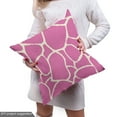 thumbnail image 4 of Ambesonne Giraffe Fabric by the Yard Upholstery, Abstract Animal Skin, 2 Yards, Pink Cream, 4 of 4