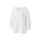 thumbnail image 3 of Sunloudy - Camiseta de verano con cuello en V para mujer, casual, manga larga, color sólido, túnica holgada Sunloudy  moda, 3 of 10