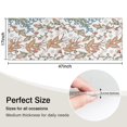 thumbnail image 5 of White Pioneer Flower and Paisley Pattern Kitchen Rug Mat,Kitchen Runner Rugs Non Skid Washable,Decorative Kitchen Floor Mats for Kitchen,Sink,Laundry,17"X47", 5 of 5