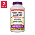 thumbnail image 1 of webber naturals Glucosamine & Chondroitin Sulfate Capsules, 300-count, 2-pack, 1 of 3