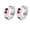 Style 2, variant on Unisex Color Block Enamel Huggie Hoop Earrings, Multi Color Square Inlay Stainless Steel Stackable Ear Hoops for Women Men Daily Outfit