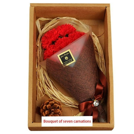 Fymall Artificial Carnation Flower In Gift Box Best Gift for Mother's Day Mom