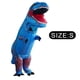 thumbnail image 2 of Disfraz inflable de tiranosaurio, disfraz de Halloween, juego de rol, disfraz inflable de dinosaurio musculoso realista, 2 of 5