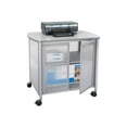 thumbnail image 1 of Safco 1859GR Gray Impromptu Deluxe Machine Stand with Doors, 1 of 2