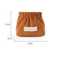 thumbnail image 2 of Clearance Sale! Leott Corduroy Elastic Hair Tie Organizer Corduroy Lipstick Bag Portable Travel Corduroy Elastic Storage Bag Hair Accessories Organizer Large Capacity Storage Bag, Storage Bag, 2 of 8