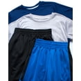 thumbnail image 3 of RBX Boys Pants Set - 4 Piece Performance Athletic Shirts and Tricot Jogger Sweatpants Set, 3 of 7