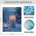 thumbnail image 3 of Diamond Art Kits for Adults - 5d Winter Candle Snowflakes Serenity Diamond Painting for Adults, Diamond Art for Adults Beginners, Diamond Painting Kits for Adults for Home Wall Decor, 3 of 7
