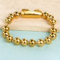 thumbnail image 3 of Stainless Steel 8mm Beads Chain Strand Bracelet, 3 of 6