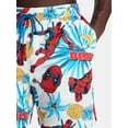 thumbnail image 4 of Marvel Deadpool Palms Men's and Big Men's Swim Trunks, Sizes S-3XL, 4 of 5