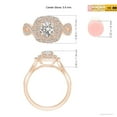 thumbnail image 4 of ANGARA Natural Diamond Engagement Ring in 14K Rose Gold for Women (Size-5.6mm| Color-I-J| Clarity-I1-I2) | April Birthstone, Anniversary, Jewelry Gift for Women | Natural Diamond Ring, 4 of 8