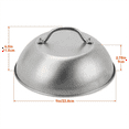 thumbnail image 6 of Griddle Accessories Heavy Duty 9in Wide Smashed Burger Melting Cheese Dome Cover Stainless Steel Basting Steaming, 6 of 6