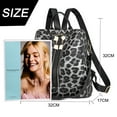 thumbnail image 2 of Mochila monedero para mujer de piel sintética antirrobo, mochila de viaje, bolso de hombro de moda para mujer con bolso pequeño, 2 of 6
