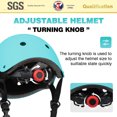 thumbnail image 6 of Glerc Kids Helmet for 8-16 Years Old Child and Toddler, M Size Mint Green, 6 of 10