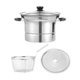 thumbnail image 3 of Sartén para freír, olla para cocinar, olla para sopa portátil, herramienta de cocina, cesta para freír con cesta de filtro para restaurante y hogar sin mango mayimx Ollas para freír, 3 of 9