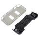 thumbnail image 1 of Funda protectora de TPU 2 en 1 para el mando de la consola de juegos Switch Lite con soporte y ranuras para tarjetas, color negro y gris, 1 of 5
