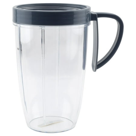 

24 oz Tall Cup includes Handled Lip Ring Replacement Part Compatible with NutriBullet 600W 900W Blenders NB-101B NB-101S NB-201