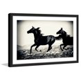 thumbnail image 2 of "Galloping Friends" Framed Painting Print, 2 of 6