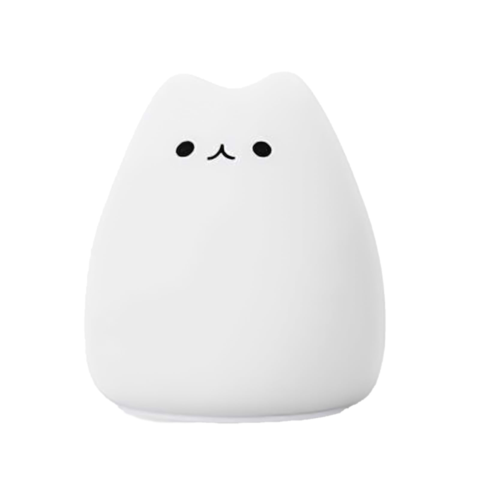Details about   Cat LED Touch Sensor Night Light Cute 7 Colors Children Bedroom Lamp Silicon US 