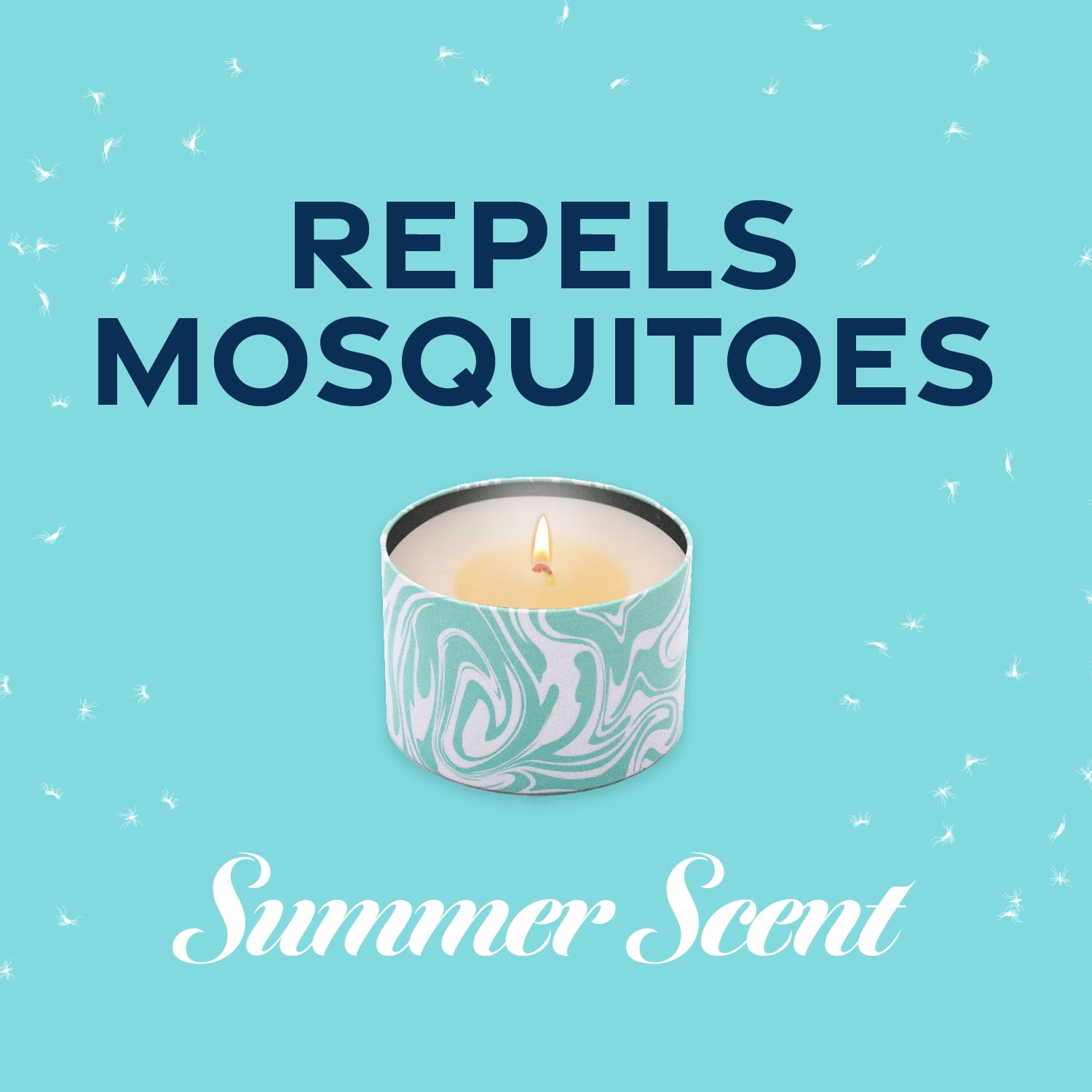 Pic Corporation Mosquito Repellent Candle With 30 Hours Burn Time Summer Scent 4 Pack