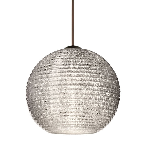 Besa Lighting - Kristall 6 - 1 Light Cord Pendant In Contemporary Style-5.25