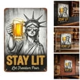 thumbnail image 1 of Metal Sign For Home Bar Pub Wall Art With Classic Design Tin Plaque For Man Garage Or, 1 of 6