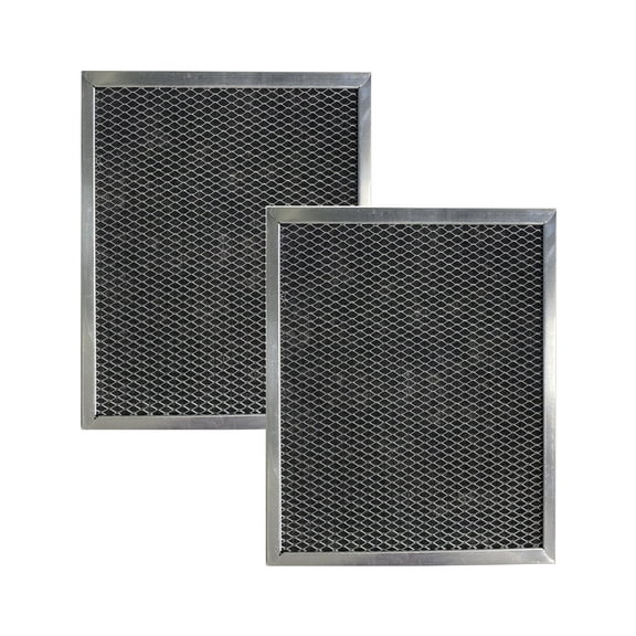 Air Filter Factory 8-13/16 x 9-7/16 x 3/8 Range Hood Charcoal Carbon Filters 2-Pack
