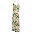 thumbnail image 4 of Robe de Plage Rétro en Chiffon pour Femmes, Imprimé Bikini, Couverture de Maillot de Bain, Vert P, 4 of 8