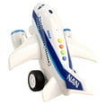 thumbnail image 6 of Vokodo Commercial Airplane Jumbo Jet Toy Push And Go Air Plane 1:160 Scale Aircraft Friction Power With Lights Sounds Durable Kids Pretend Play Great Gift For Preschool Children Boys Girls Toddlers, 6 of 6
