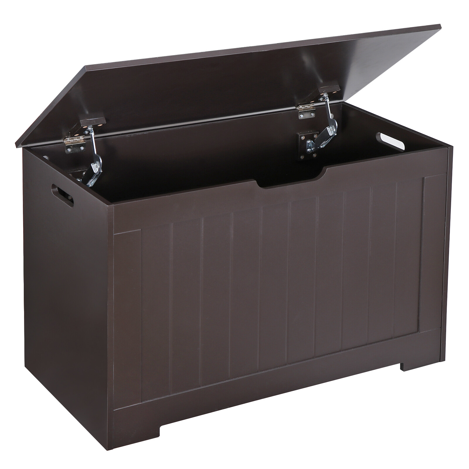 Storage Chest 30" Storage Entryway Bench Toy Chest Box Organizer 2 Safety Hinges