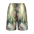 thumbnail image 2 of Relaxed fit printed pajama bottoms, sizes S to XXL A Swan, 2 of 7