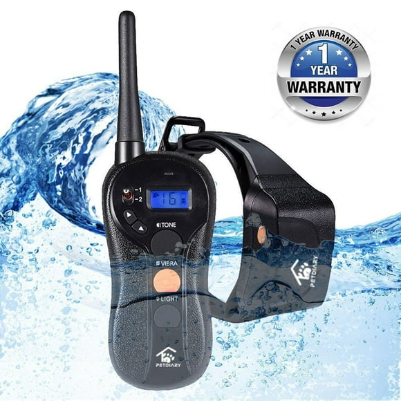 Dog Training Collar for Dogs with 3 Training Modes Electric Shock 0~16 Schock Levels Rechargeable and Waterproof Remote E-Collar