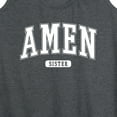 thumbnail image 3 of Instant Message - Collegiate Amen - Women's Racerback Tank Top, 3 of 6