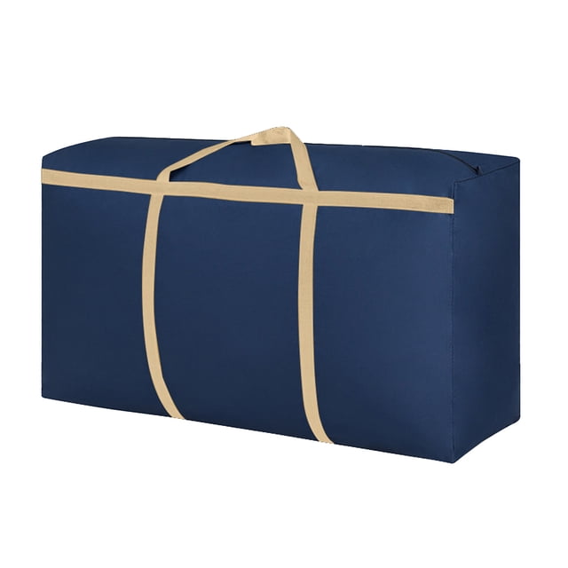 Large Reinforced Fabric Moving Storage Bag Easy To Clean Waterproof For Home Use Clothing And Quilt Storage Reinforced And Thickened
