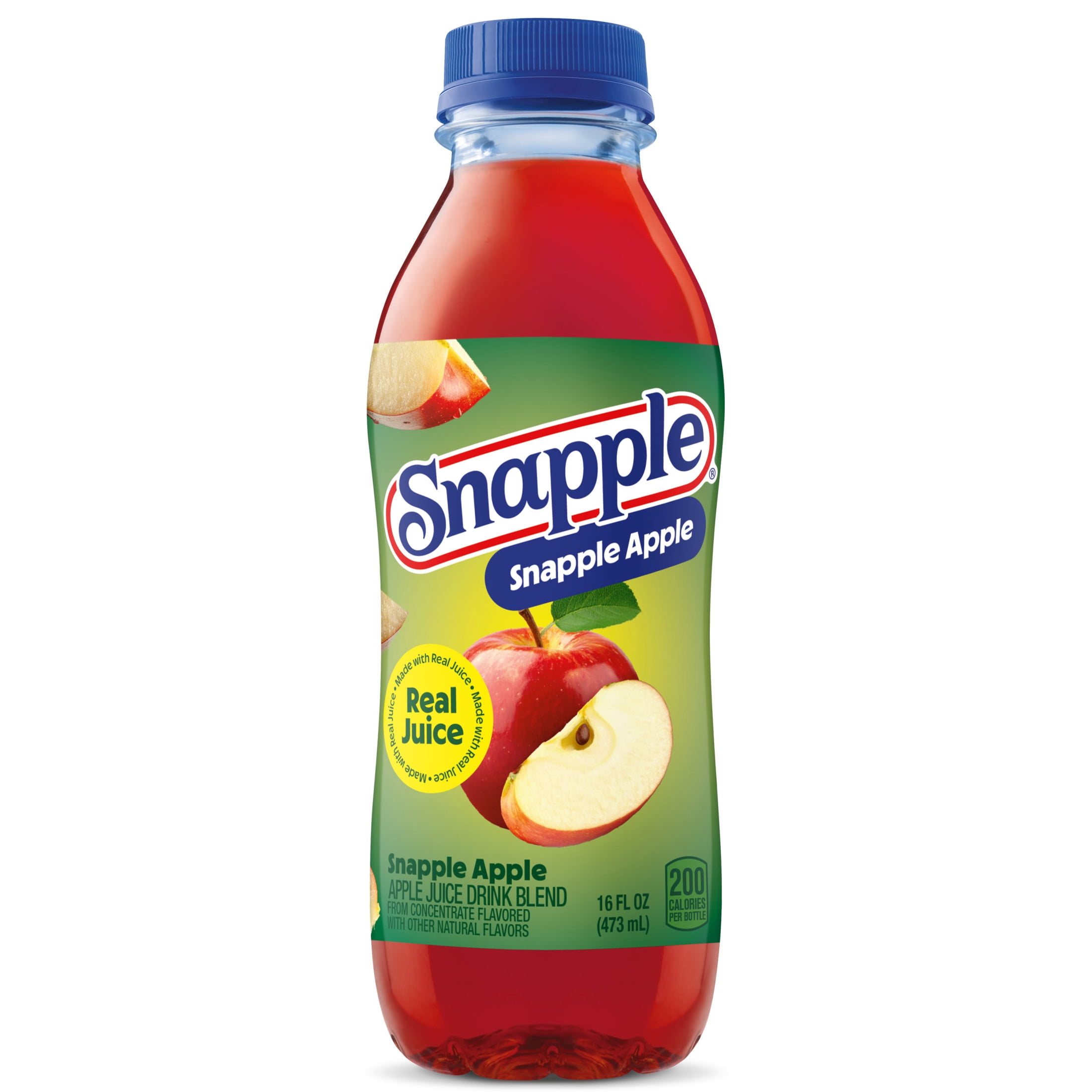 Snapple Apple Juice Drink, 16 fl oz, 12 Count Bottles