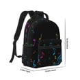 thumbnail image 2 of Rocae Color Musical Notes for Comfortable Student Backpack - Lightweight ,Durable School Bag Ideal for Middle School, High School, and College, 2 of 6