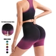 thumbnail image 3 of CMENIN 1Pcs Pantalones Deportivos Shaper Para Mujer Cortos De Yoga Degradados Y0015, 3 of 4