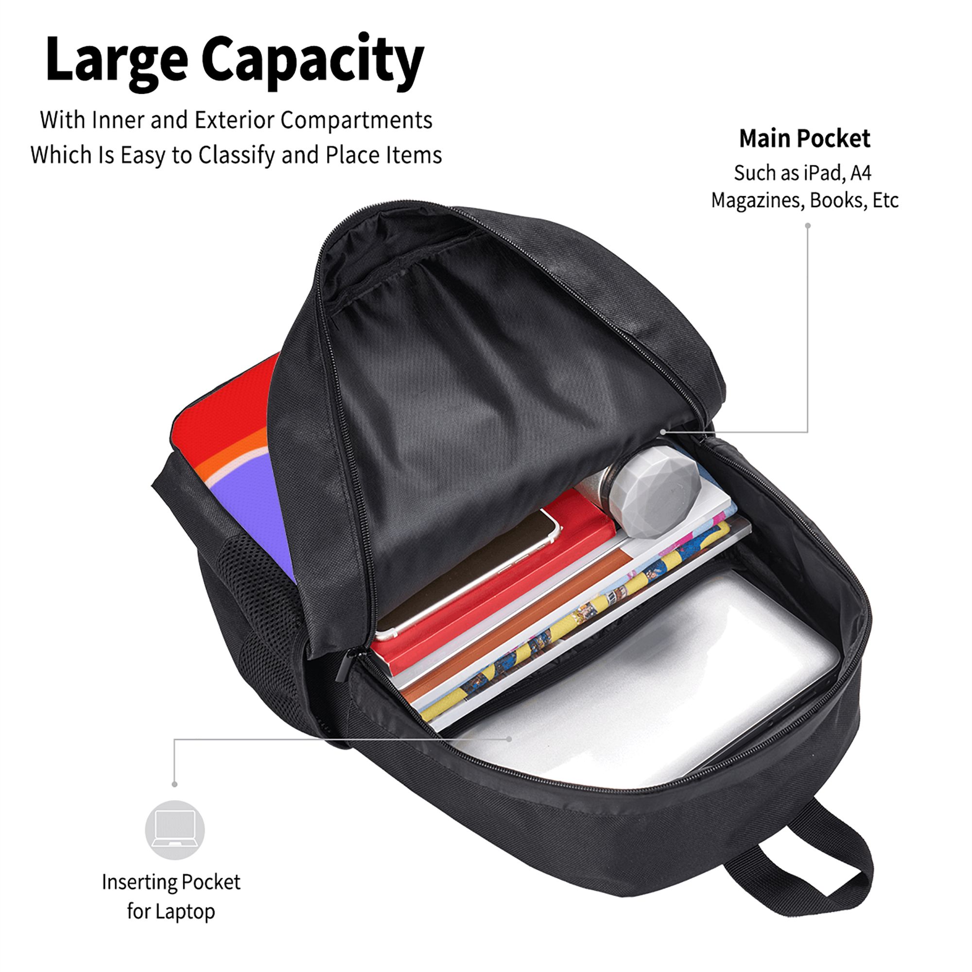 DouZhe Lightweight Backpack, Travel Outdoor Hiking Bag