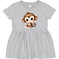 thumbnail image 3 of Inktastic Baby Monkey Girls Baby Dress, 3 of 5