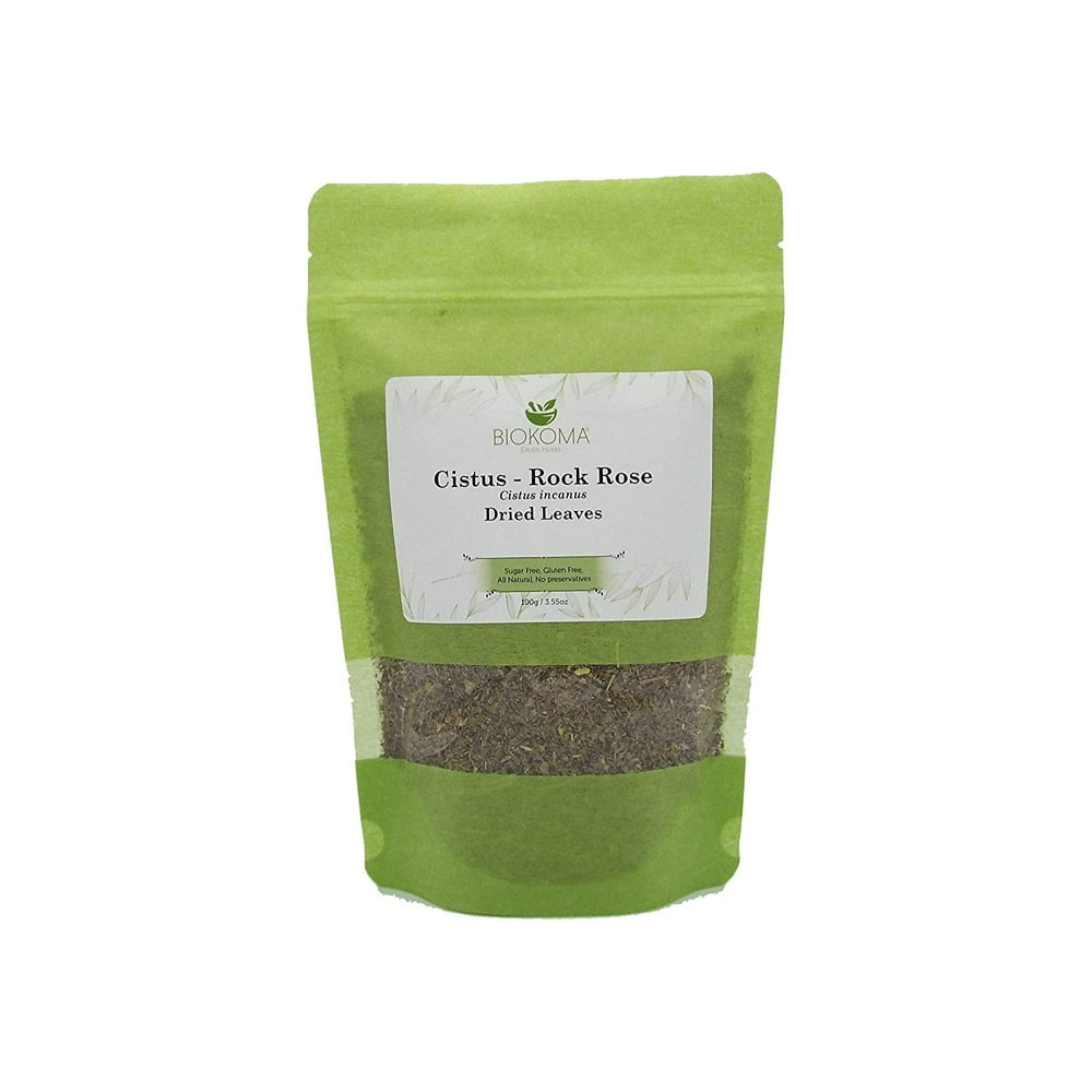 Organic Cistus Rock Rose Natural Dried Leaves, Herbal Tea Walmart