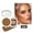 Dark, variant on Mcolor Re-sculpt Smoothing Contour Powder (Dark) Lightweight, Non-Caking, Nourishing & Skin-Softening, Infused with Shea Butter & Chamomile Flower Water to Soothe Skin