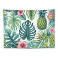 thumbnail image 5 of GOSMITH Pineapples Rectangle Hawaii Summer Tropical Palm Leaves Flowers Blossom Farmhouse Waist Home Wall Tapestry Art Painting, 5 of 6