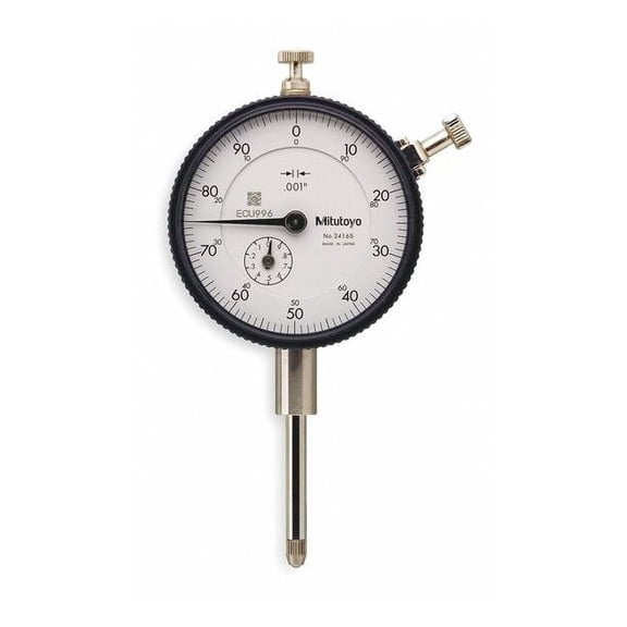 Mitutoyo Dial Indicator,0 to 1 In,0-100 2416A
