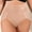 🔥 Beige, variant on Plus-Size High-Waist Seamless Shaping Briefs Tummy Control Hip Lift Breathable Stretch Fabric Flat Seams Cotton Crotch Anti-Roll Design Comfortable Invisible Fit Shapewear Panties