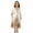 White#2, variant on Levmjia Girls Ethnic Long Sleeve Dress Kids Formal Wear 110-150 Sizes Red Wine Ceremonial Robe Special Occasion Outfit Nylon Spandex Traditional Style Party Dress Princess Costume