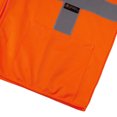 thumbnail image 5 of 3C Products ANSI/ISEA 107-2015 Class 2 Safety Orange Cool Mesh Safety Vest w/ Zipper Closure and 4 Outside Pockets / Solid Front & Mesh Back- SV2200-3XL, 5 of 8