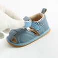 thumbnail image 7 of Gyratedream Baby Boys Girls PU Leather Sandals Lightweight Anti-slip Summer Shoes,0-18M, 7 of 7