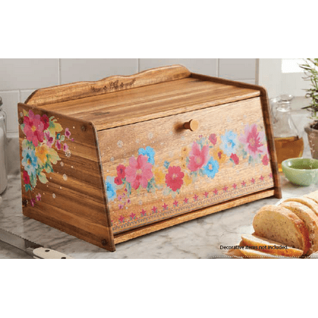 Pioneer Woman Acacia Bread Box